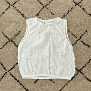 Cloth & Stone sleeveless top in WHITE Sz M